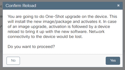 Confirm System Reload Consent