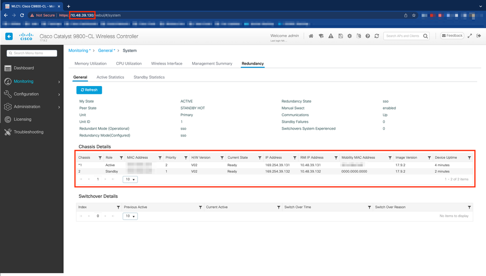 HA configuration after reboot