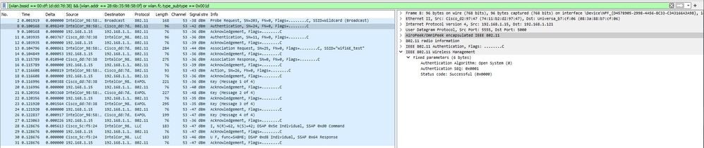 OWE AX211 Authentication Request