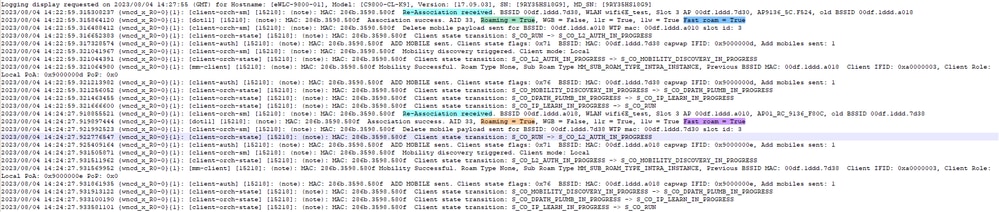 WPA3 Enterprise  802.1x-SHA256 + FT RA Traces