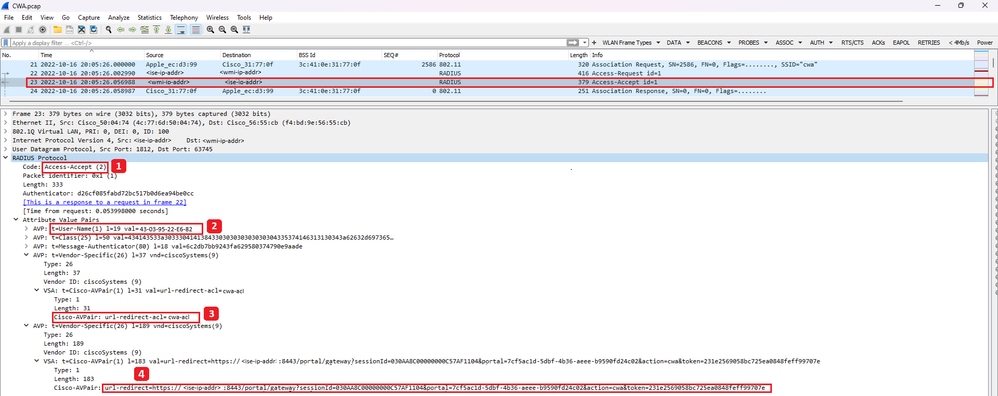 Analysis of Access-Accept Packet