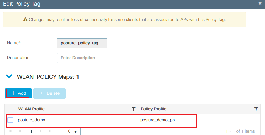 9800 Policy Tag Details