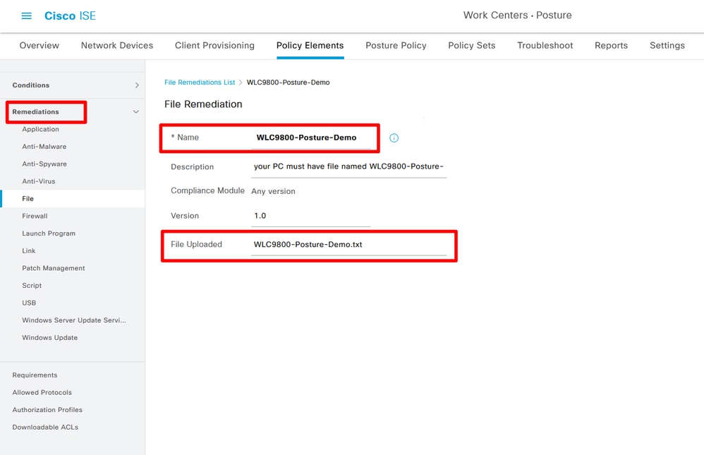 Create File Remediation