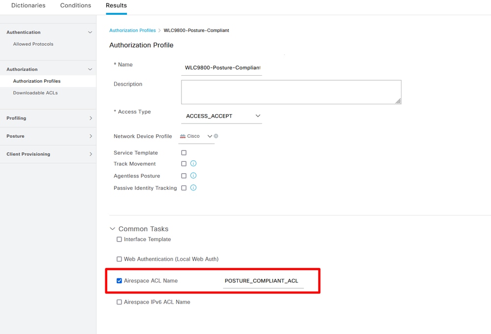 Create Authorization Profiles 03