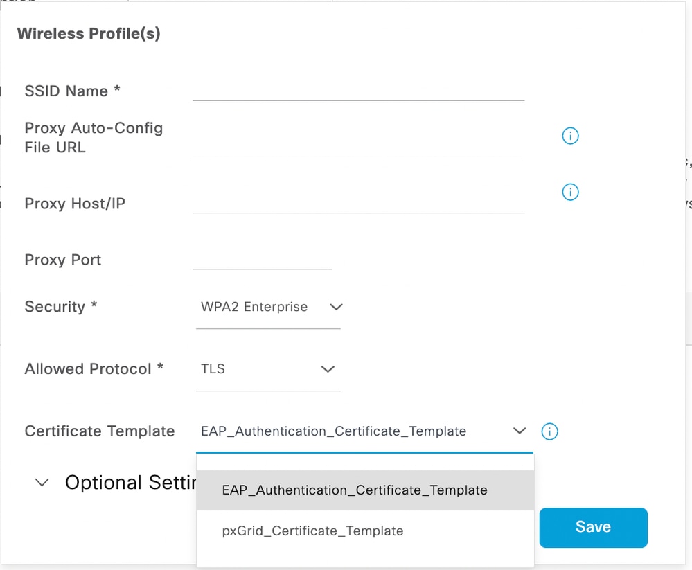 Wireless Profiles