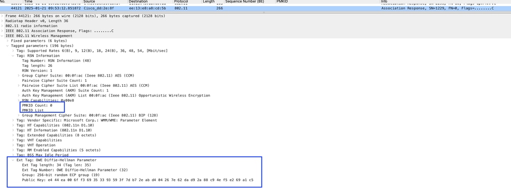 AP uses DH values to generate its new PMKID