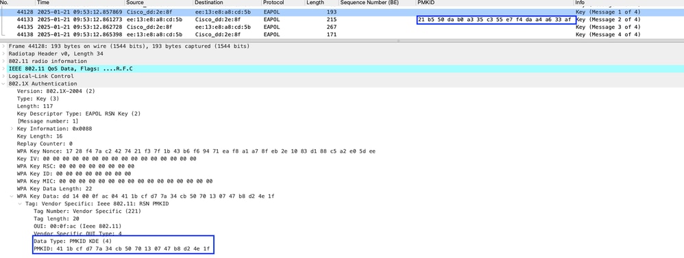AP and Client using different PMKID