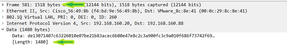 Data Portion Fragmented