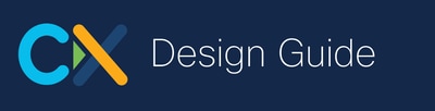 CX Design guide logo