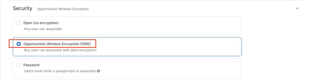 Enable OWE