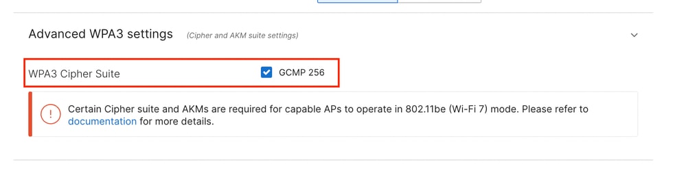 Enable GCMP256 in WPA3 cipher suite