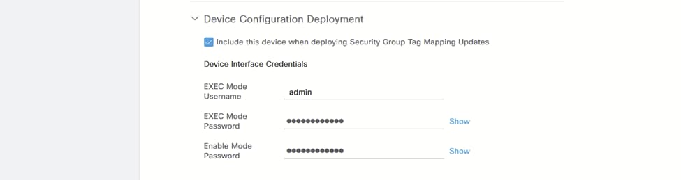 Device Configuration Deployment