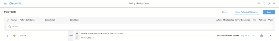 ISE Policy Sets