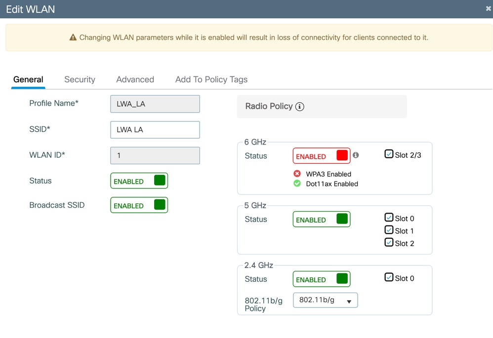 Authentication Method List Confirmation