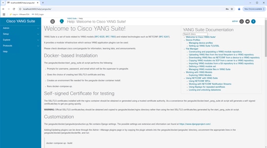 Log In to Yang Suite