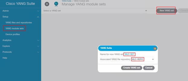 Create a New Yang Module