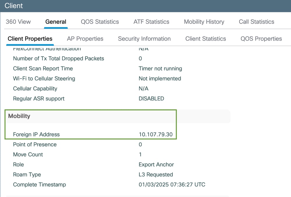 Client Properties on Anchor