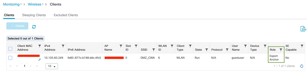 Client State on Anchor