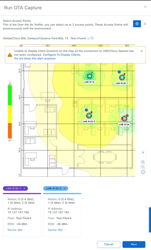 Selection of Neighbor APs (Upto 2) to Sniff the Traffic