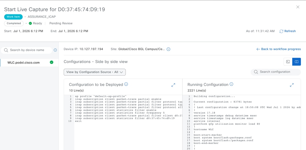 Config Preview for Onboarding Capture