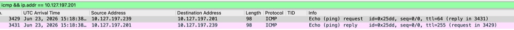AP Uplink Capture: Successful Fast Migration of AP to Catalyst mode via ICMP Reachability
