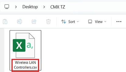 File Shows Saved as CSV