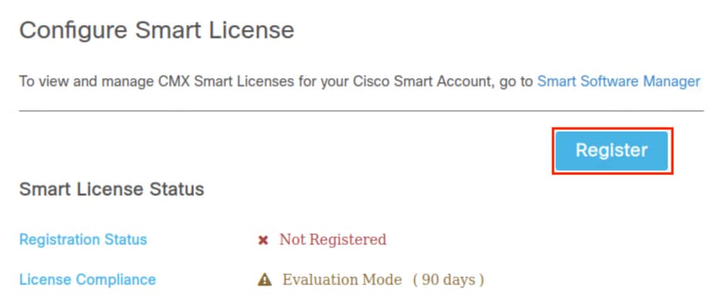 Register Smart License
