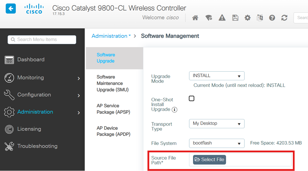 Software Management GUI
