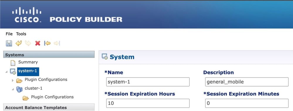 Session Expiration Timer Configuration