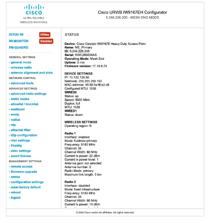 Configuration Details