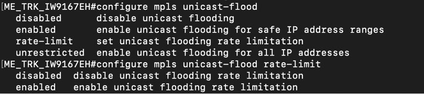 CLI output
