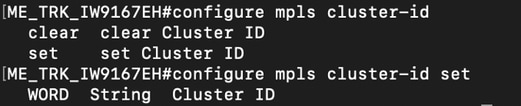 CLI output