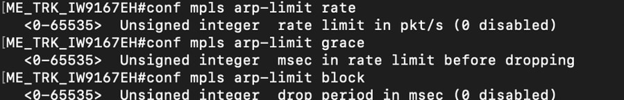 CLI output