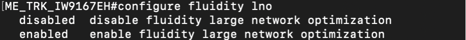 LNO enabled - disabled