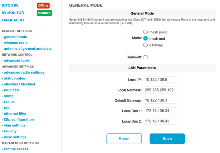 Configuration GUI