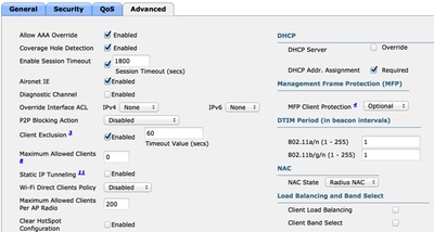 Engage Allow AAA Override in Check Box