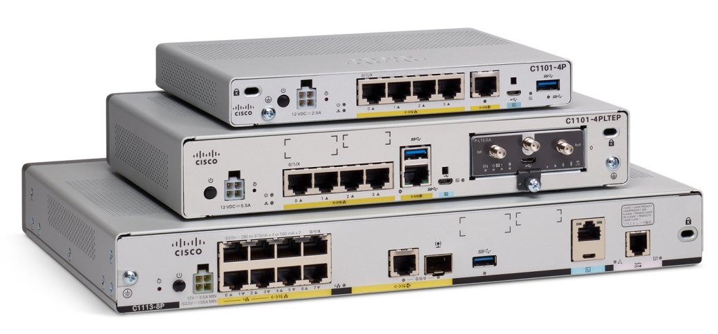 Cisco Systems C1101-4PLTEPWQ ISR 1101 4P GE Ethernet LTE and 802...