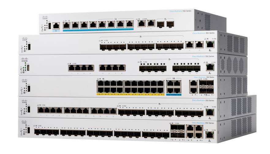 Switch gestionado Cisco Business CBS350-24T-4G 4 x SFP de 1 G 24 Puertos GE CBS350-24T-4G Protección Limitada de por Vida