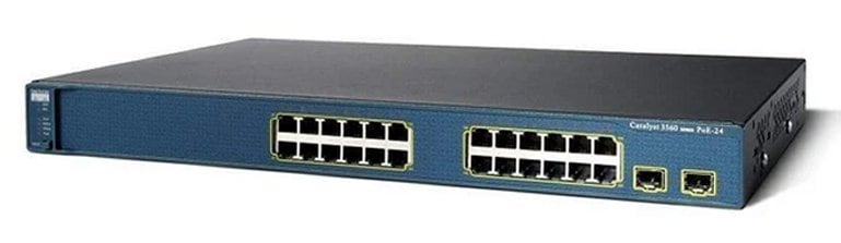 Cisco WS-C3560-24TS-S 24-Ports 10/100 Ethernet Switch with WS-C3560-24TS-E IOS 