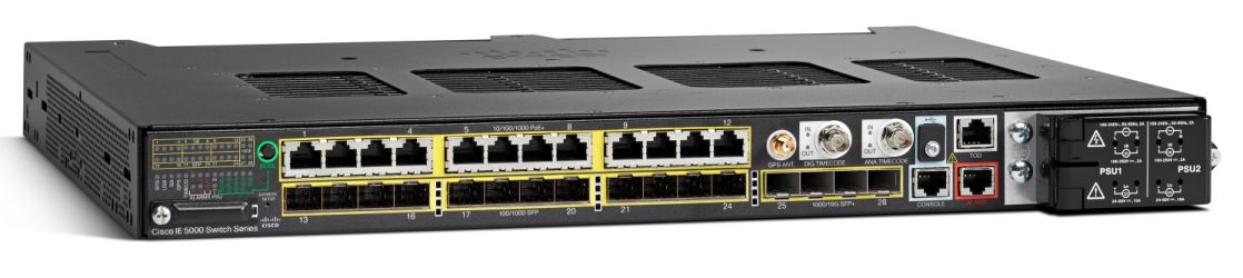 Product Image of Cisco Industrial Ethernet 5000 Series Switches