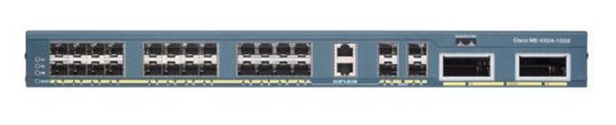 Product image of Cisco ME 4900 Series Ethernet Switches and the ME 4924-10GE Ethernet Switch model