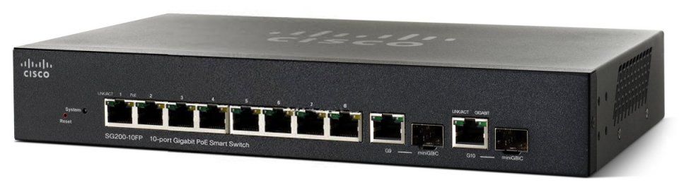Cisco SLM2008T SG 200-Series Smart Switch 8 Gigabit Ports 