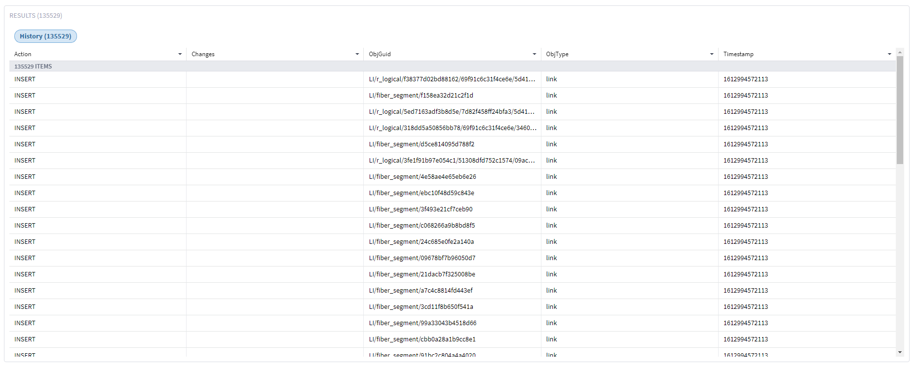 Graphical user interface, application, tableDescription automatically generated