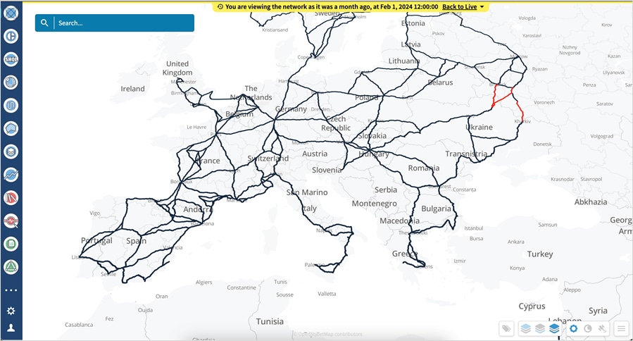 A map of europe with black linesDescription automatically generated