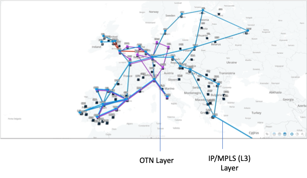 A map of the world with lines and dotsAI-generated content may be incorrect.