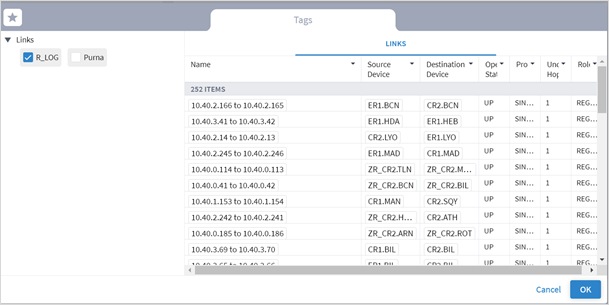 Graphical user interface, application, tableDescription automatically generated