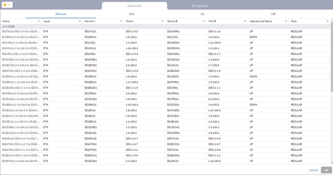 Graphical user interface, application, tableDescription automatically generated