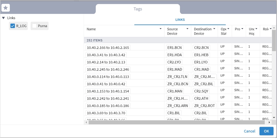 Graphical user interface, application, tableDescription automatically generated