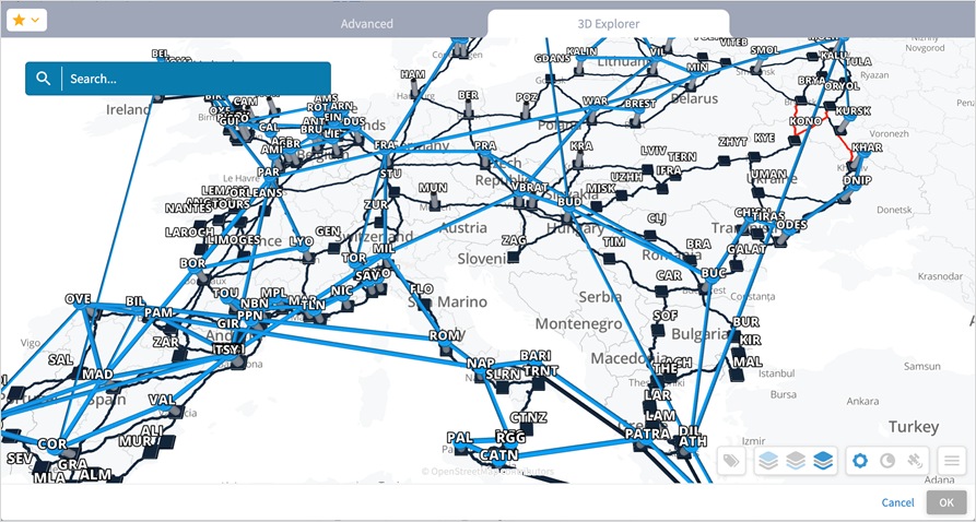 A map of a networkDescription automatically generated