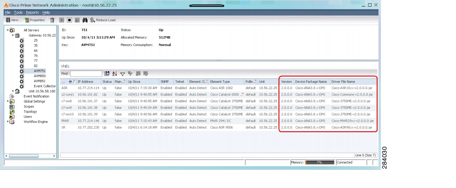 Cisco Prime Network Administration Guide, 3.8 VNE Updates [Cisco